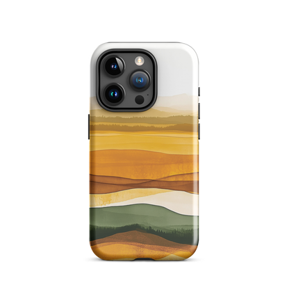 'Autumn' iPhone 15 Pro tough phone case - protective glossy case NZ Australia