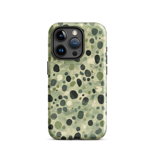 'Stepping Stone' iPhone 15 Pro tough phone case - protective glossy case NZ Australia