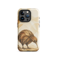 'Kiwi' iPhone 15 Pro tough phone case - protective glossy case NZ Australia