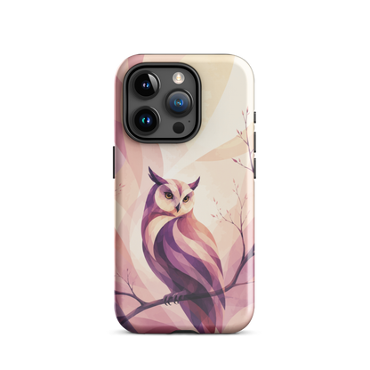 'Ruru' iPhone 15 Pro tough phone case - protective glossy case NZ Australia