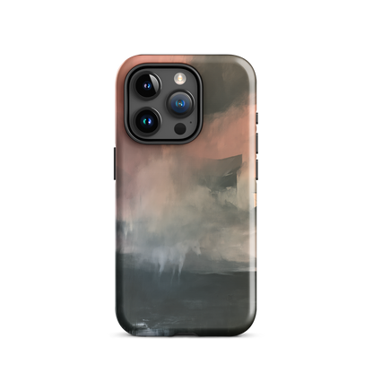 'Glass' iPhone 15 Pro tough phone case - protective glossy case NZ Australia
