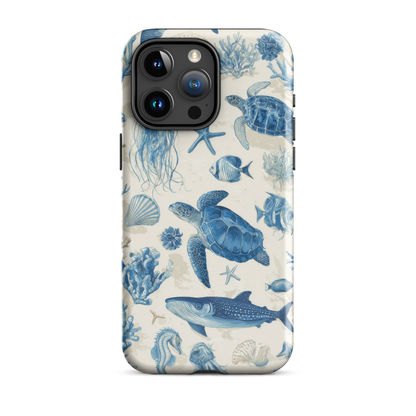 Ocean sketchbook phone case | Coastal marine design NZ