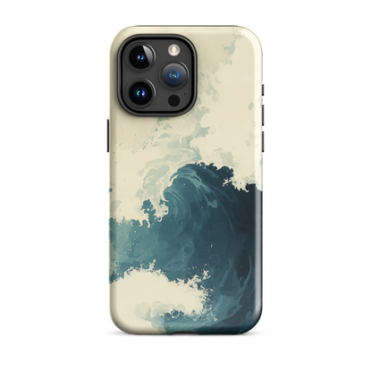 Rising swell phone case | Ocean wave design NZ