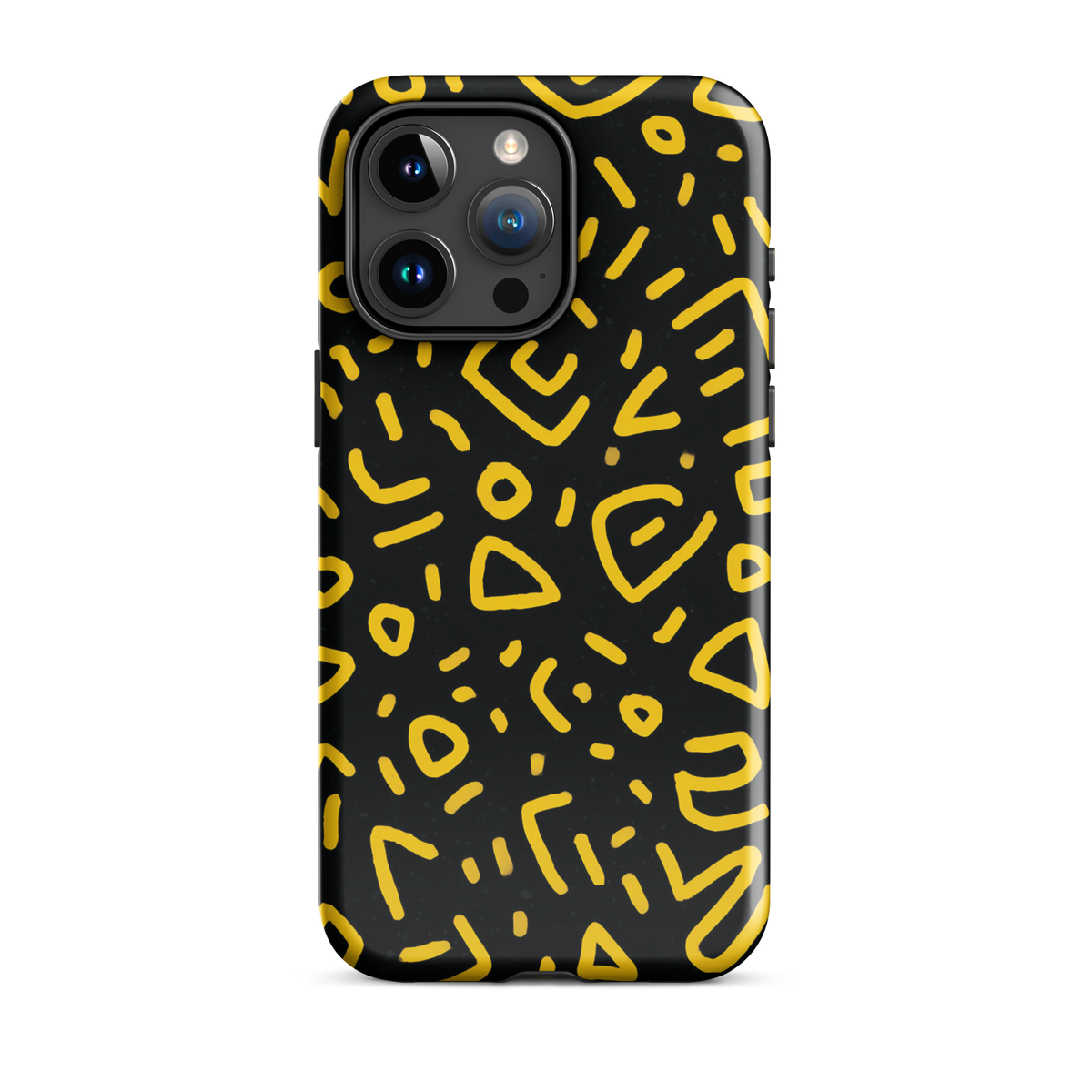 Retro scribbles phone case | Bold retro design NZ