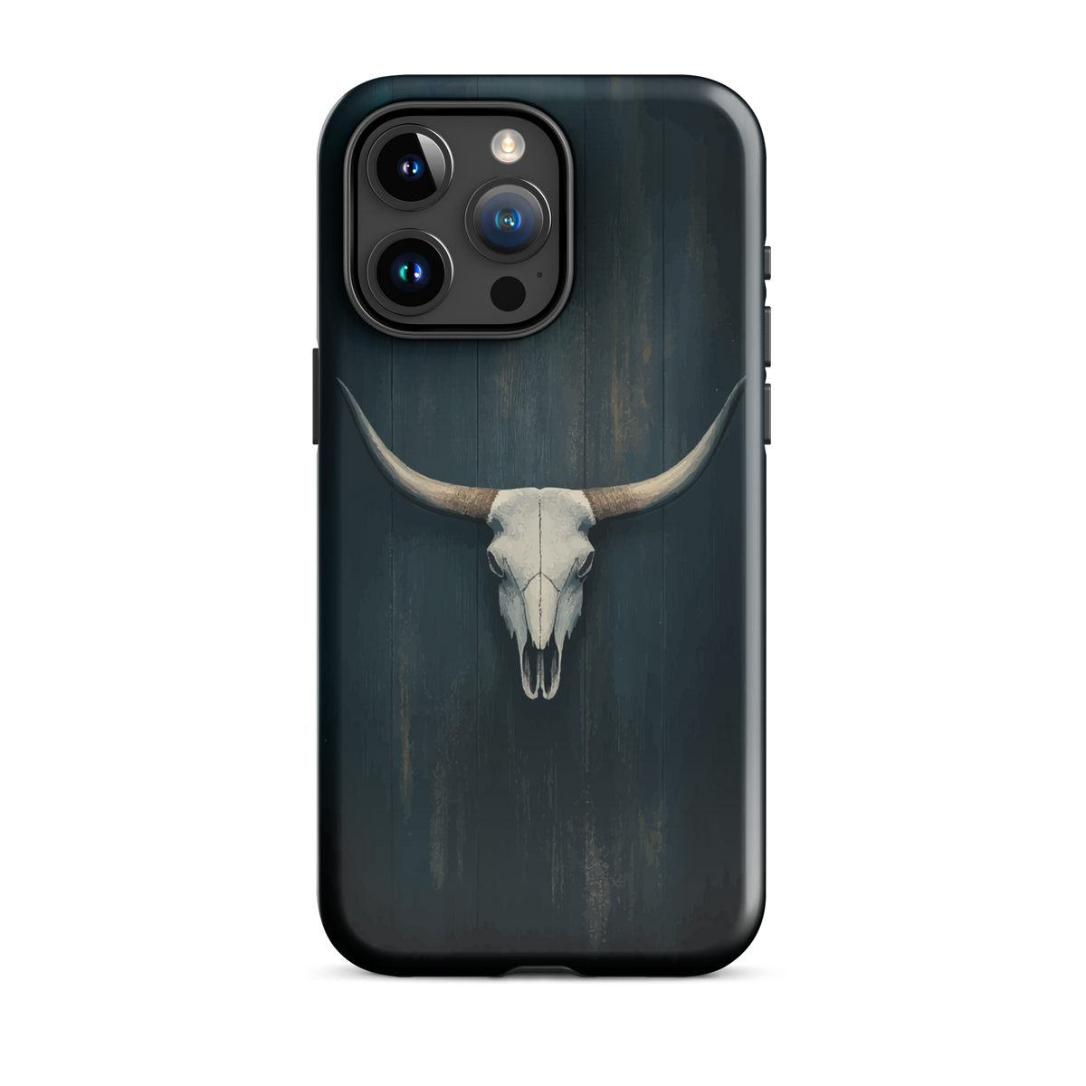 'Longhorn' iPhone 15 Pro Max tough phone case - protective glossy case NZ Australia