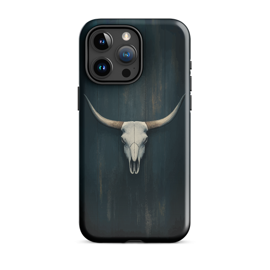 'Longhorn' iPhone 15 Pro Max tough phone case - protective glossy case NZ Australia
