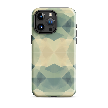 'Symmetry' iPhone 15 Pro Max tough phone case - protective glossy case NZ Australia