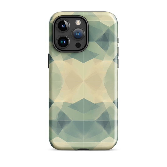 'Symmetry' iPhone 15 Pro Max tough phone case - protective glossy case NZ Australia