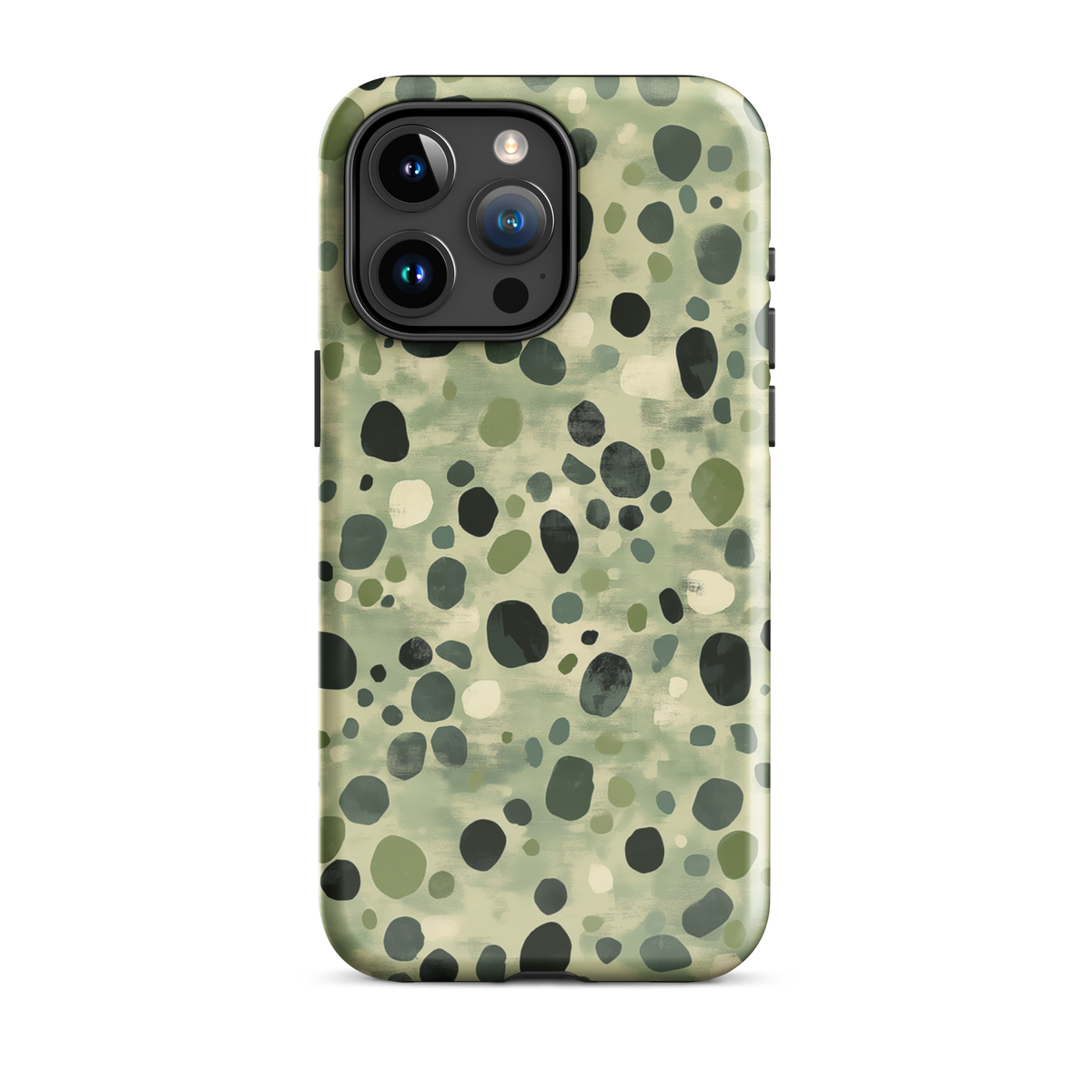 'Stepping Stone' iPhone 15 Pro Max tough phone case - protective glossy case NZ Australia