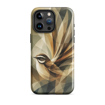 'Fantail' iPhone 15 Pro Max tough phone case - protective glossy case NZ Australia