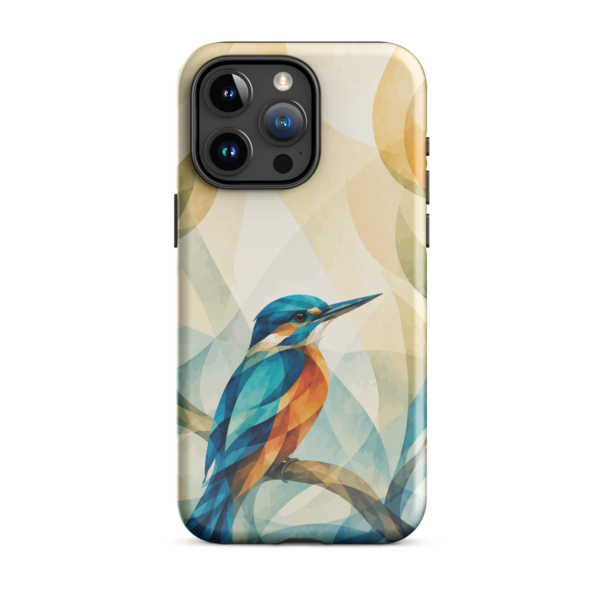'Kōtare' iPhone 15 Pro Max tough phone case - protective glossy case NZ Australia