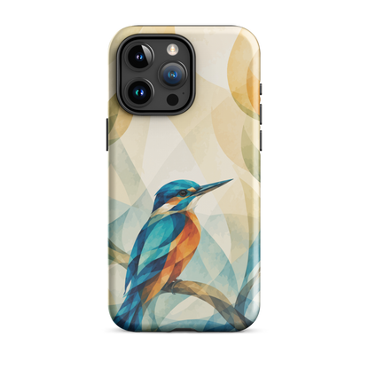 'Kōtare' iPhone 15 Pro Max tough phone case - protective glossy case NZ Australia