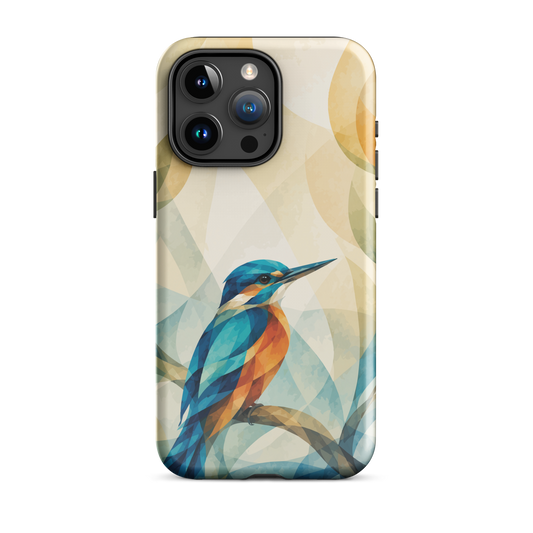 'Kōtare' iPhone 15 Pro Max tough phone case - protective glossy case NZ Australia