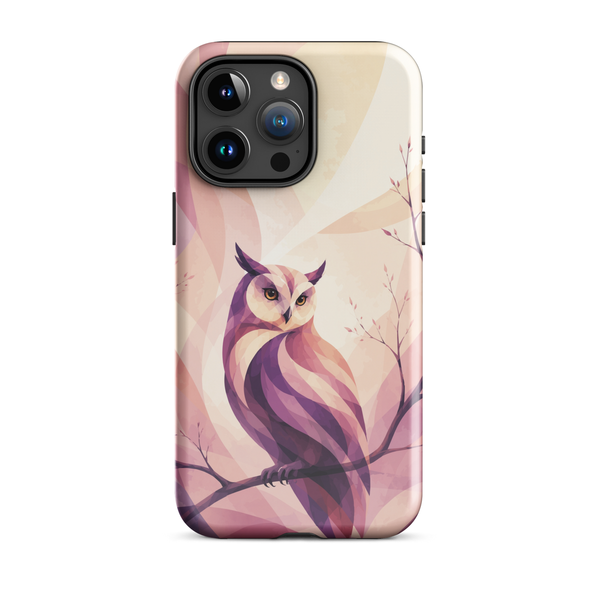 'Ruru' iPhone 15 Pro Max tough phone case - protective glossy case NZ Australia