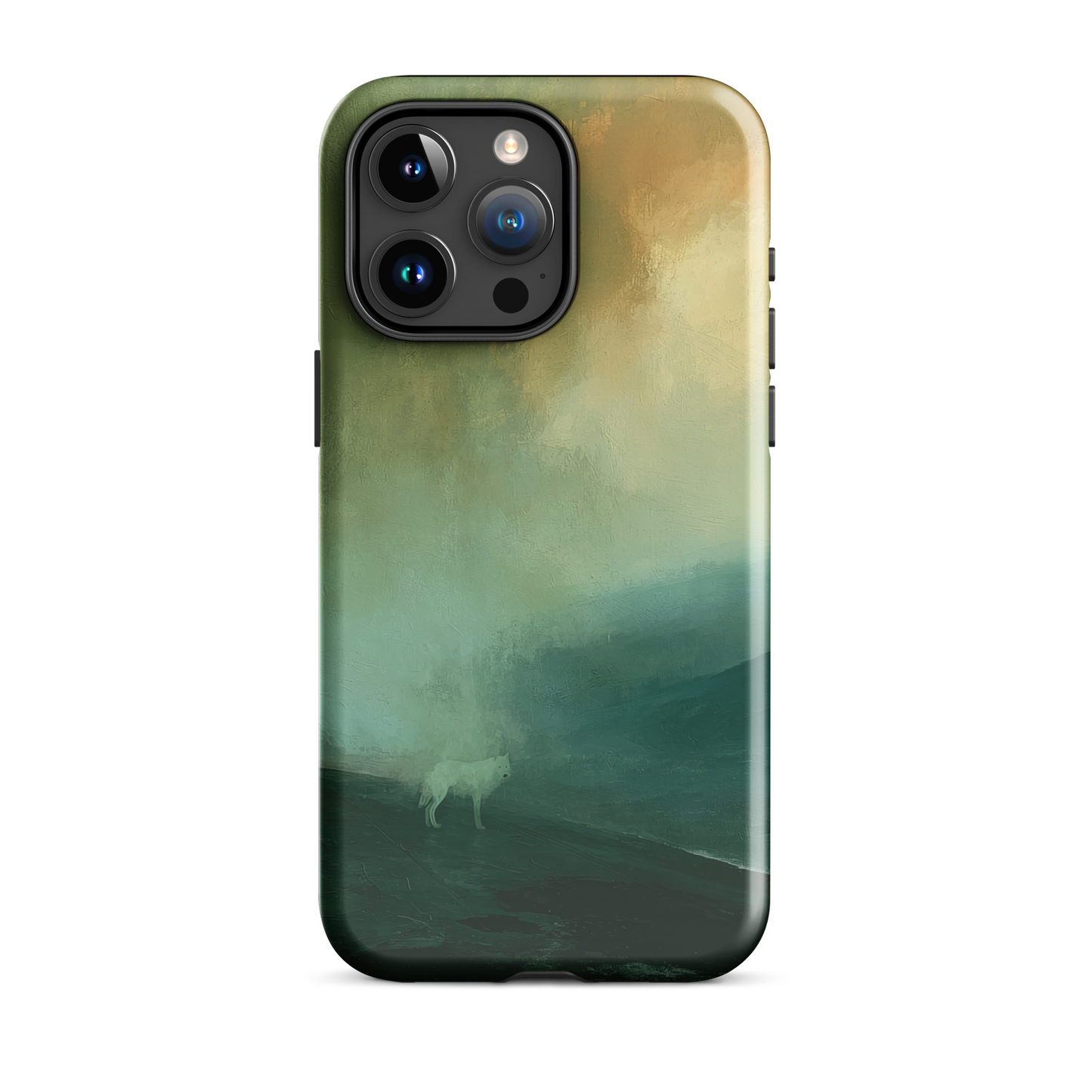 'Acid Rain' iPhone 15 Pro Max tough phone case - protective glossy case NZ Australia