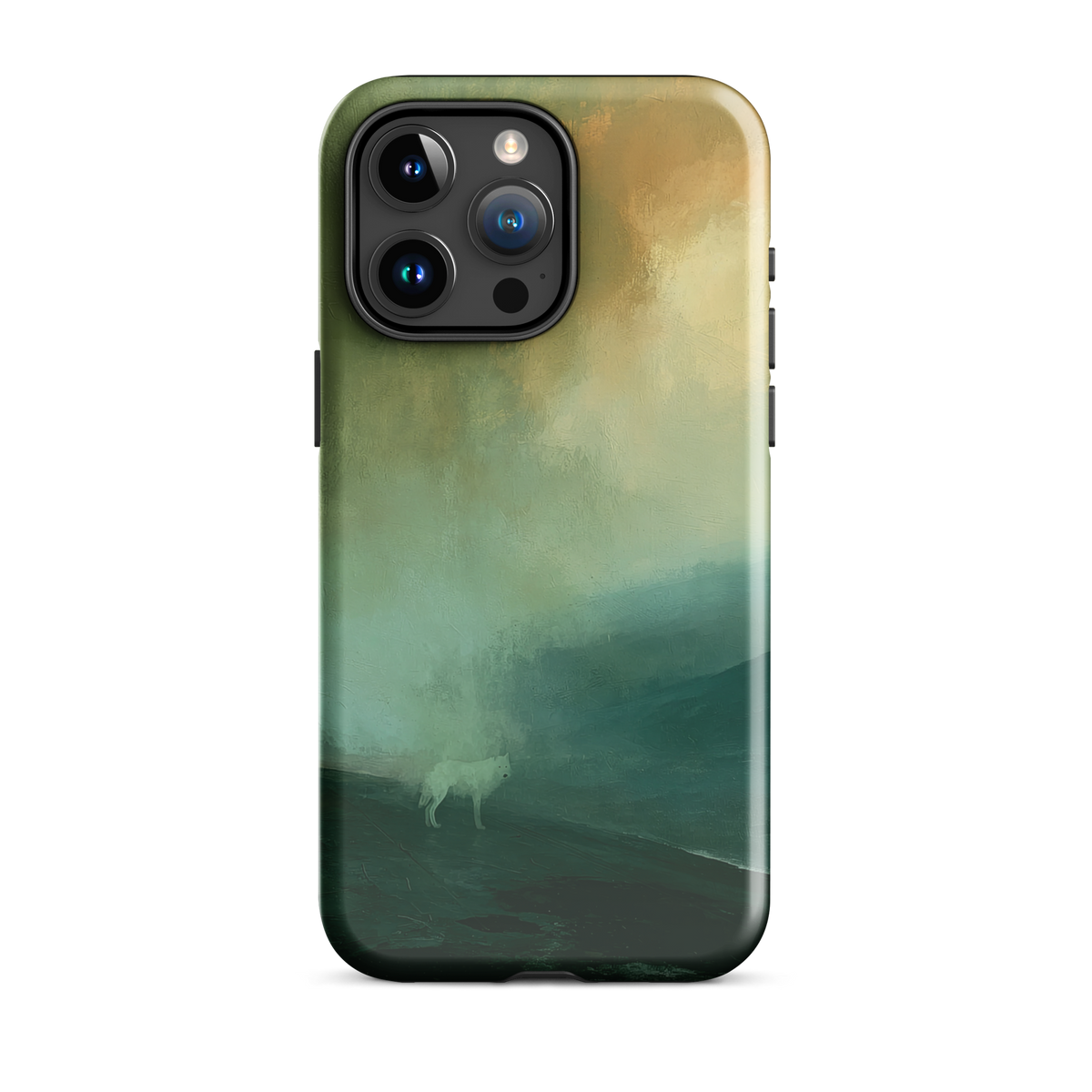'Acid Rain' iPhone 15 Pro Max tough phone case - protective glossy case NZ Australia