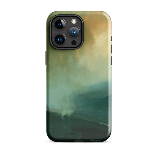'Acid Rain' iPhone 15 Pro Max tough phone case - protective glossy case NZ Australia