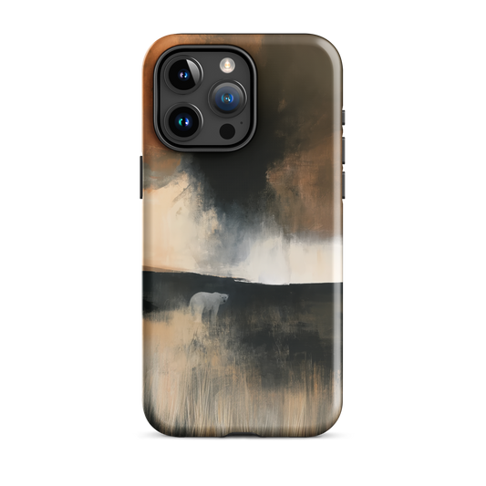 'Black Star' iPhone 15 Pro Max tough phone case - protective glossy case NZ Australia