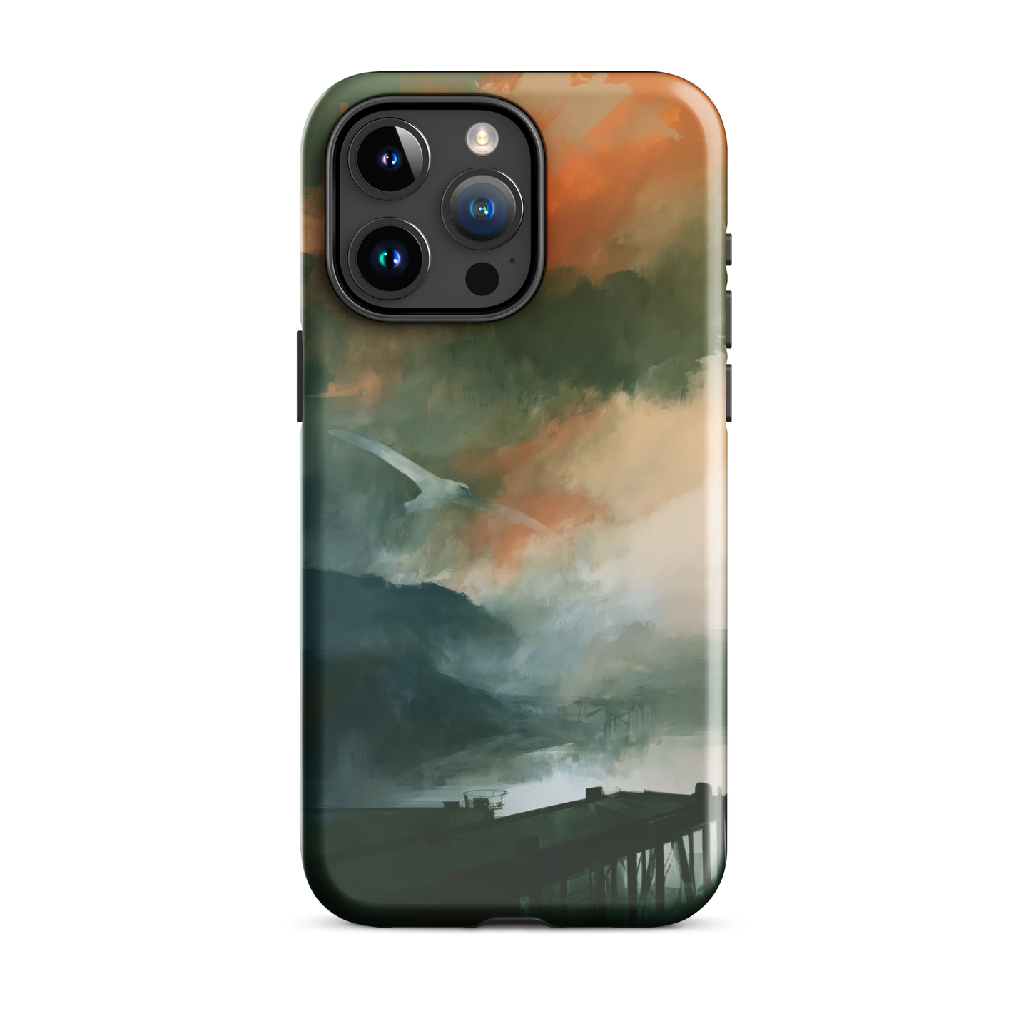 'Harbour' iPhone 15 Pro Max tough phone case - protective glossy case NZ Australia