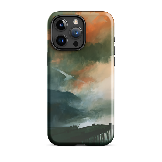 'Harbour' iPhone 15 Pro Max tough phone case - protective glossy case NZ Australia