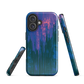 Digital Glitch iPhone case. This striking artwork features a dynamic distortion effect that mimics the visual chaos of a digital malfunction—glitchy lines, vibrant streaks, and pixel-like patterns merge into a futuristic aesthetic. It’s a perfect blend of modern design and edgy street style.
