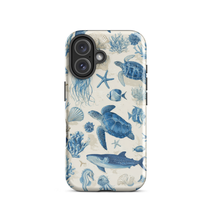Ocean sketchbook phone case | Coastal marine design NZ