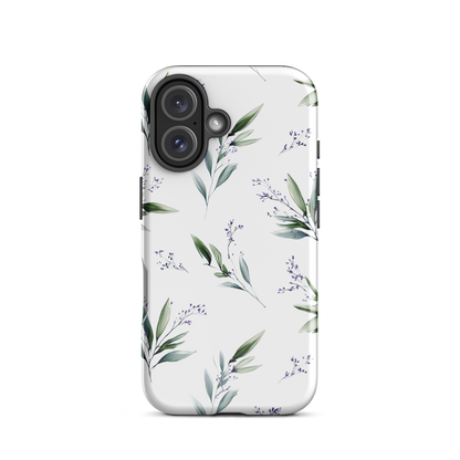 Botanical sprigs phone case | Minimal botanical design NZ