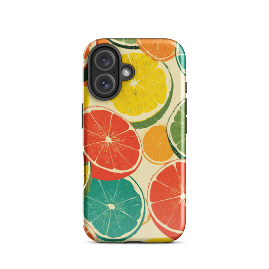 Citrus pop phone case | Colourful fruit design NZ