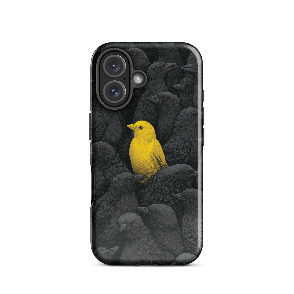 'Stand Out' iPhone 16 tough phone case - protective glossy case NZ Australia