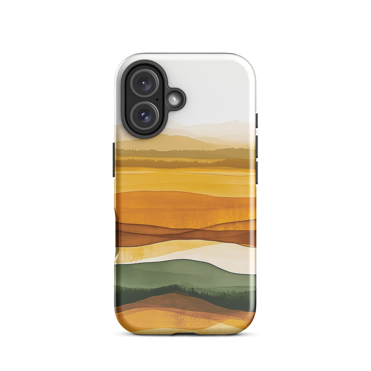 'Autumn' iPhone 16 tough phone case - protective glossy case NZ Australia