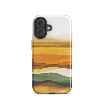 'Autumn' iPhone 16 tough phone case - protective glossy case NZ Australia