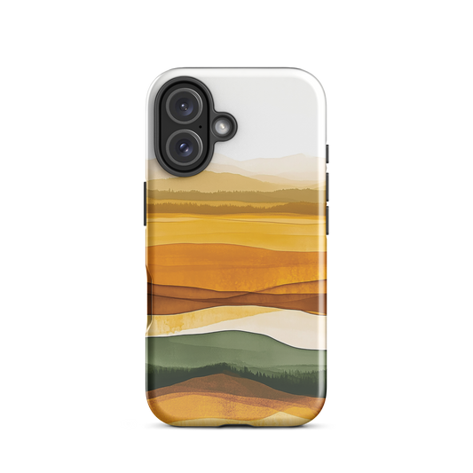 'Autumn' iPhone 16 tough phone case - protective glossy case NZ Australia