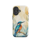 'Kōtare' iPhone 16 tough phone case - protective glossy case NZ Australia