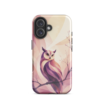 'Ruru' iPhone 16 tough phone case - protective glossy case NZ Australia