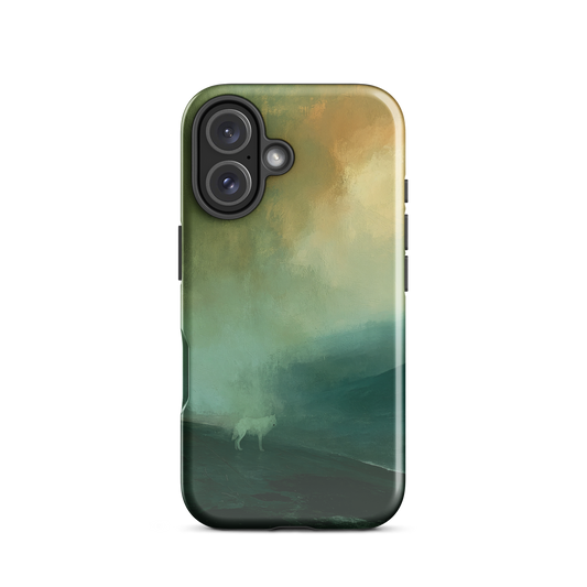 'Acid Rain' iPhone 16 tough phone case - protective glossy case NZ Australia