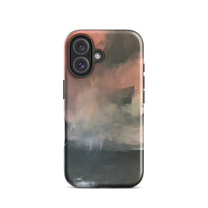 'Glass' iPhone 16 tough phone case - protective glossy case NZ Australia