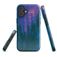 Digital Glitch iPhone case. This striking artwork features a dynamic distortion effect that mimics the visual chaos of a digital malfunction—glitchy lines, vibrant streaks, and pixel-like patterns merge into a futuristic aesthetic. It’s a perfect blend of modern design and edgy street style.