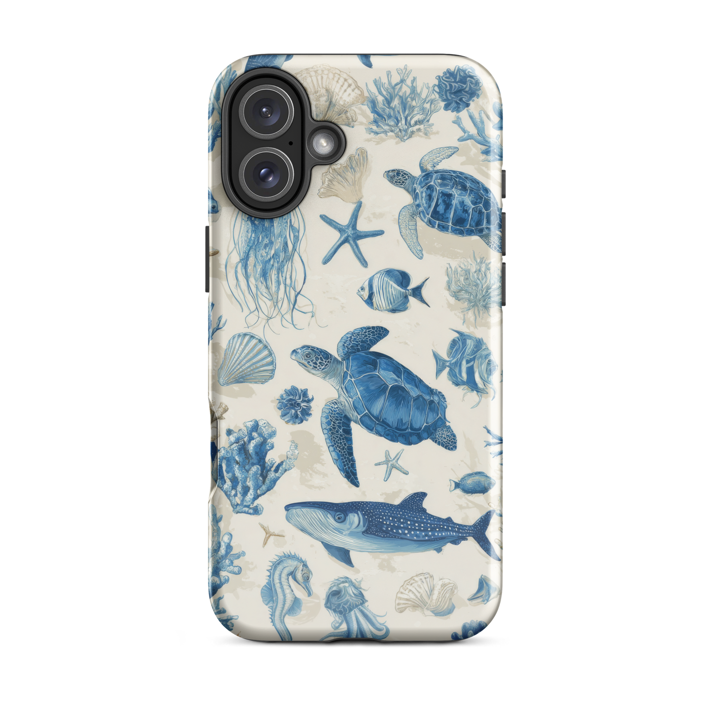 Ocean sketchbook phone case | Coastal marine design NZ