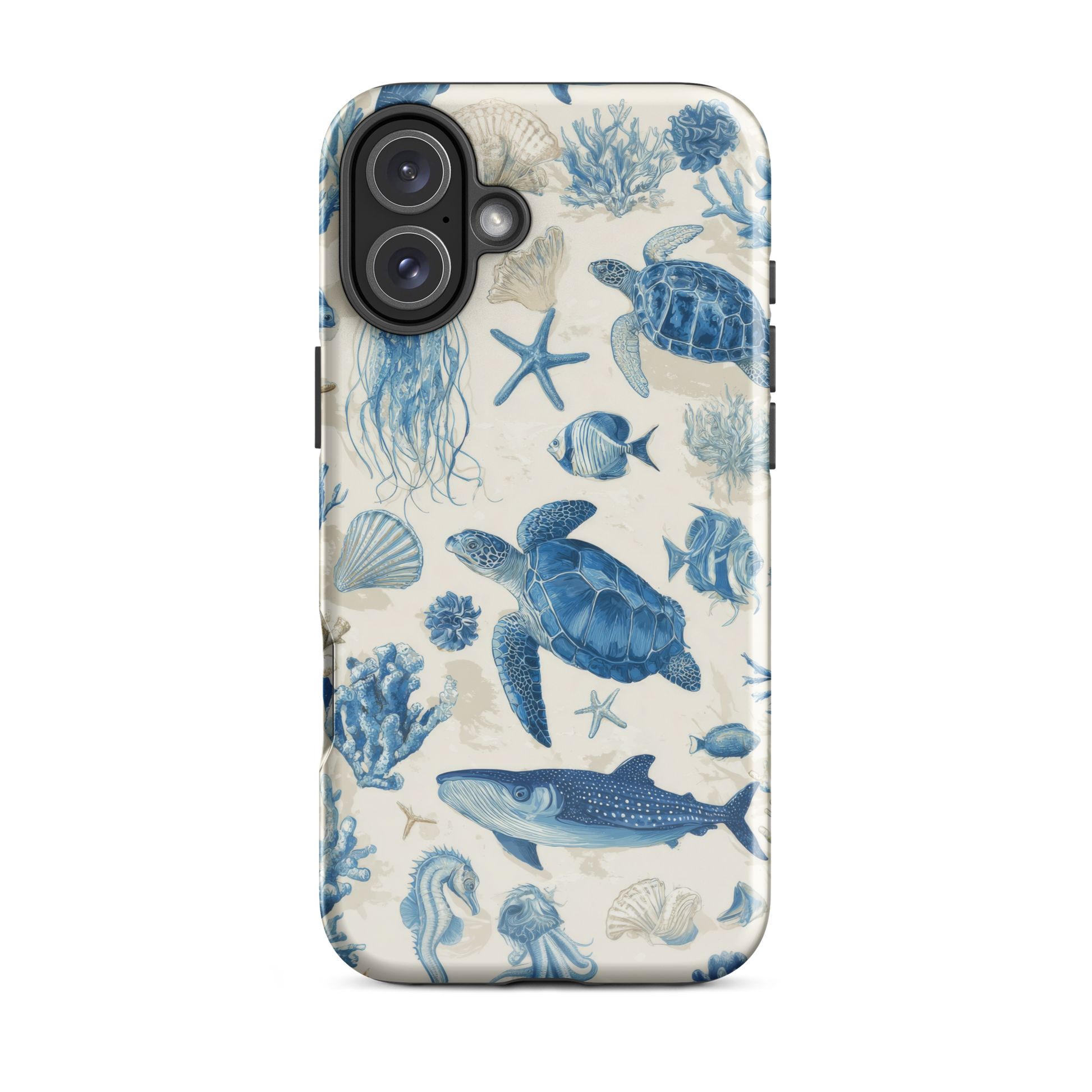 Ocean sketchbook phone case | Coastal marine design NZ