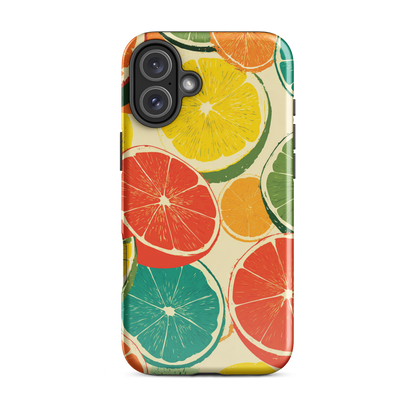 Citrus pop phone case | Colourful fruit design NZ