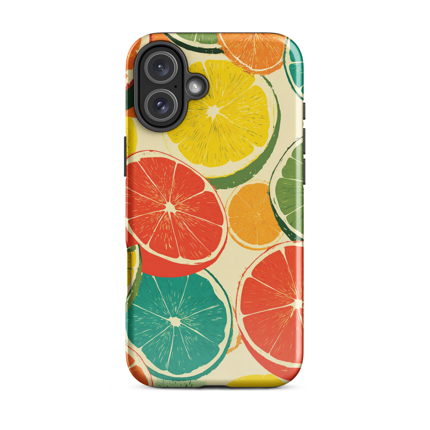 Citrus pop phone case | Colourful fruit design NZ
