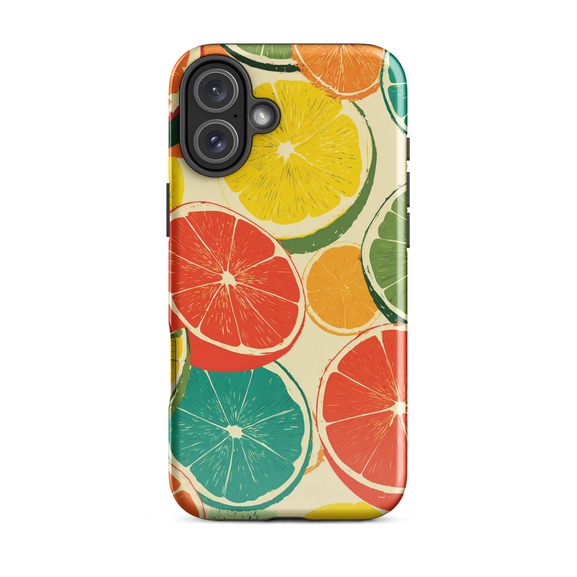 Citrus pop phone case | Colourful fruit design NZ