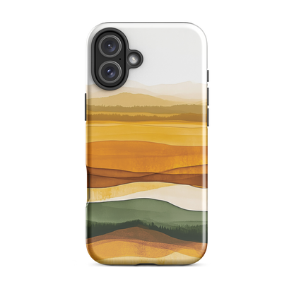 'Autumn' iPhone 16 Plus tough phone case - protective glossy case NZ Australia