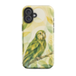 'Kākāpō' iPhone 16 Plus tough phone case - protective glossy case NZ Australia
