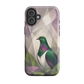 'Kererū' iPhone 16 Plus tough phone case - protective glossy case NZ Australia