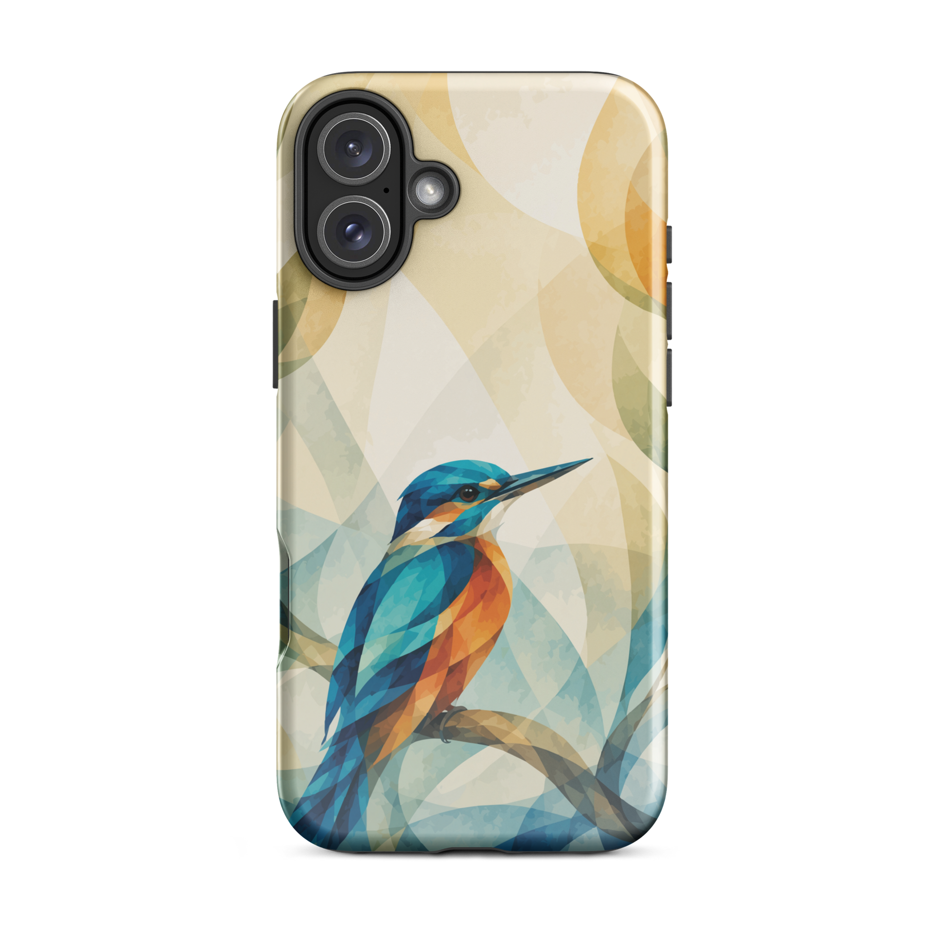 'Kōtare' iPhone 16 Plus tough phone case - protective glossy case NZ Australia