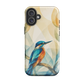 'Kōtare' iPhone 16 Plus tough phone case - protective glossy case NZ Australia