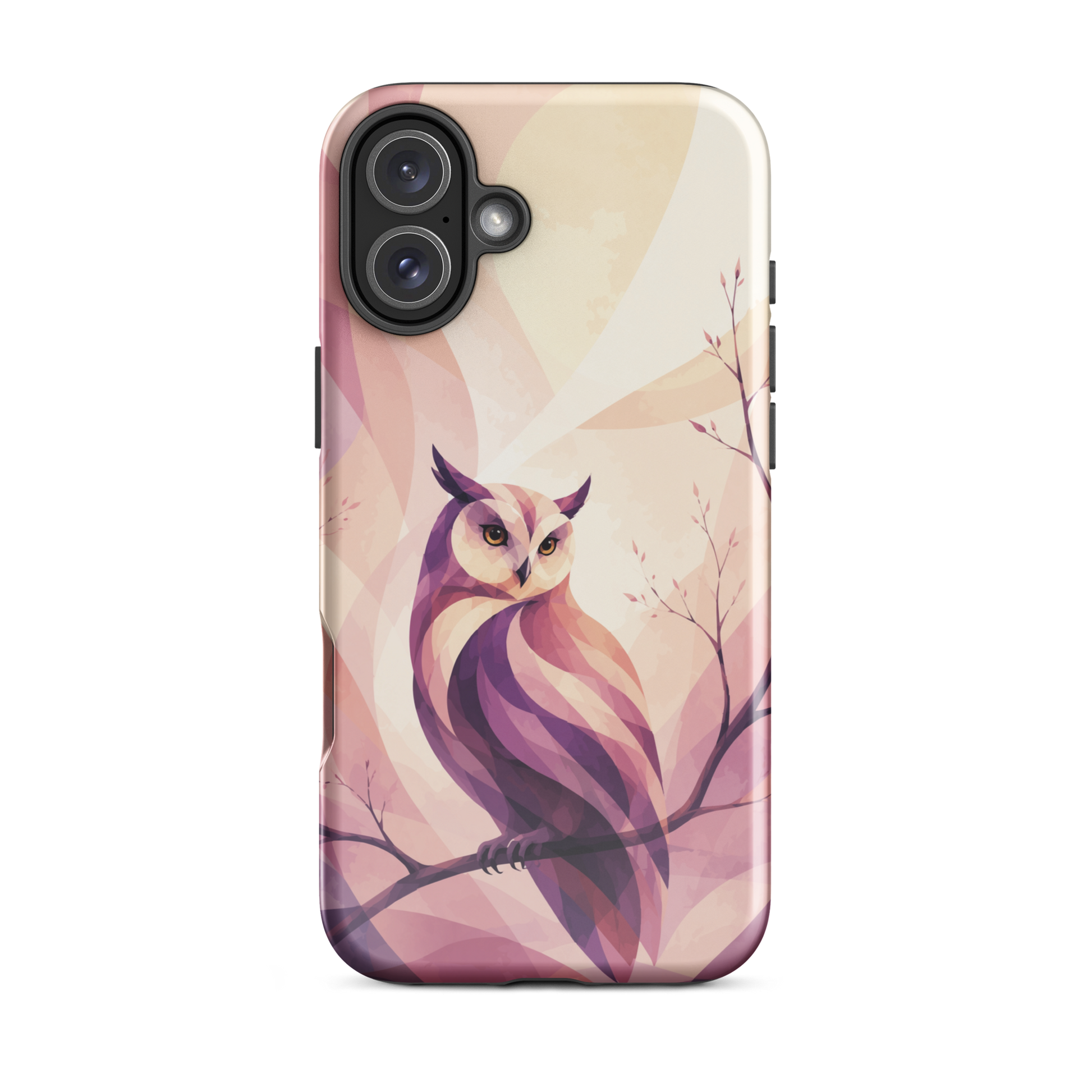'Ruru' iPhone 16 Plus tough phone case - protective glossy case NZ Australia