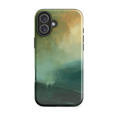 'Acid Rain' iPhone 16 Plus tough phone case - protective glossy case NZ Australia
