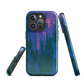 Digital Glitch iPhone case. This striking artwork features a dynamic distortion effect that mimics the visual chaos of a digital malfunction—glitchy lines, vibrant streaks, and pixel-like patterns merge into a futuristic aesthetic. It’s a perfect blend of modern design and edgy street style.
